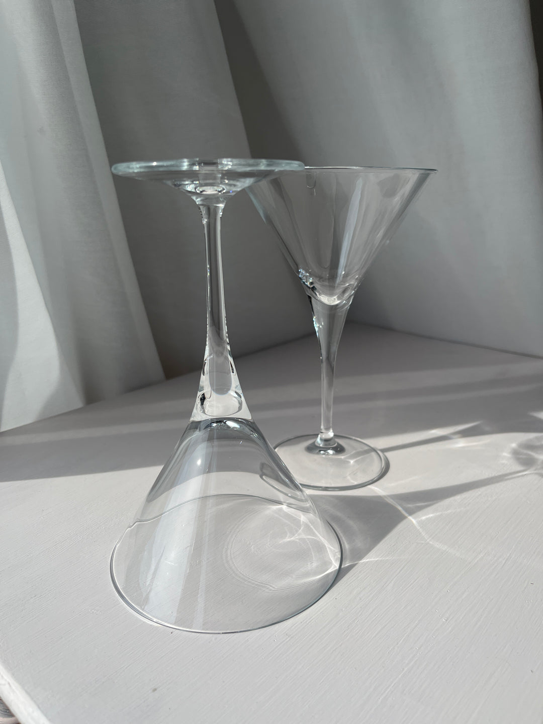 Cocktail glas i klar glas