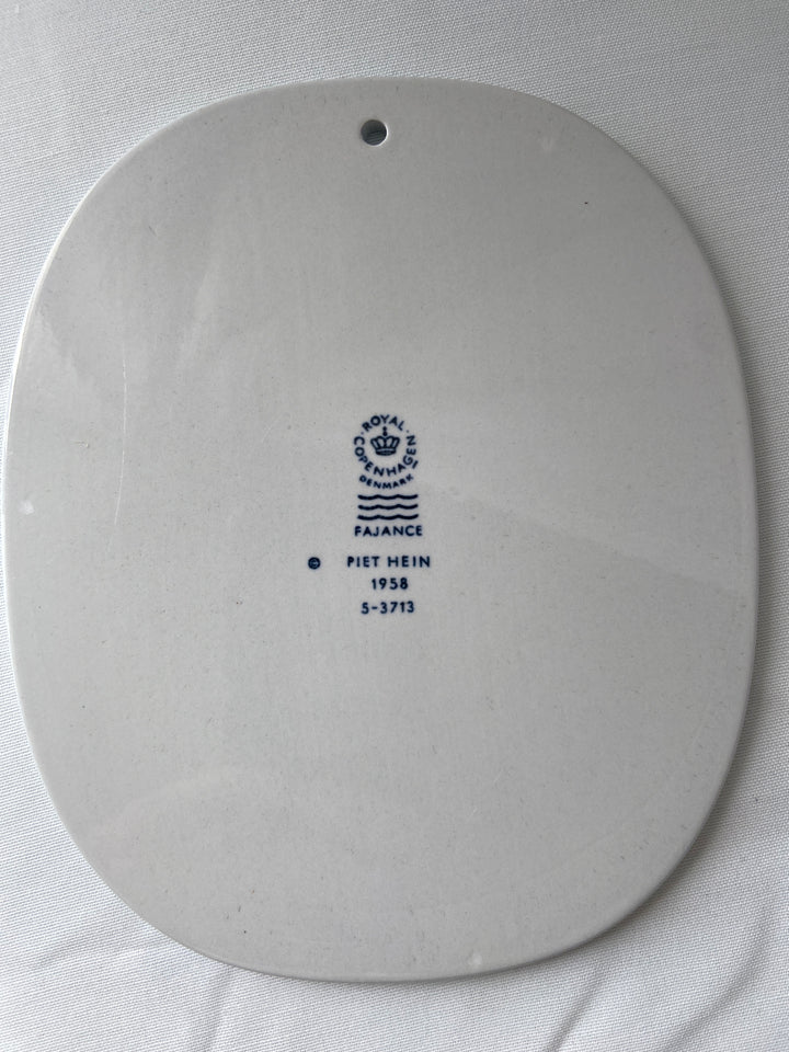 Piet Hein Platter, Royal Copenhagen🩷
