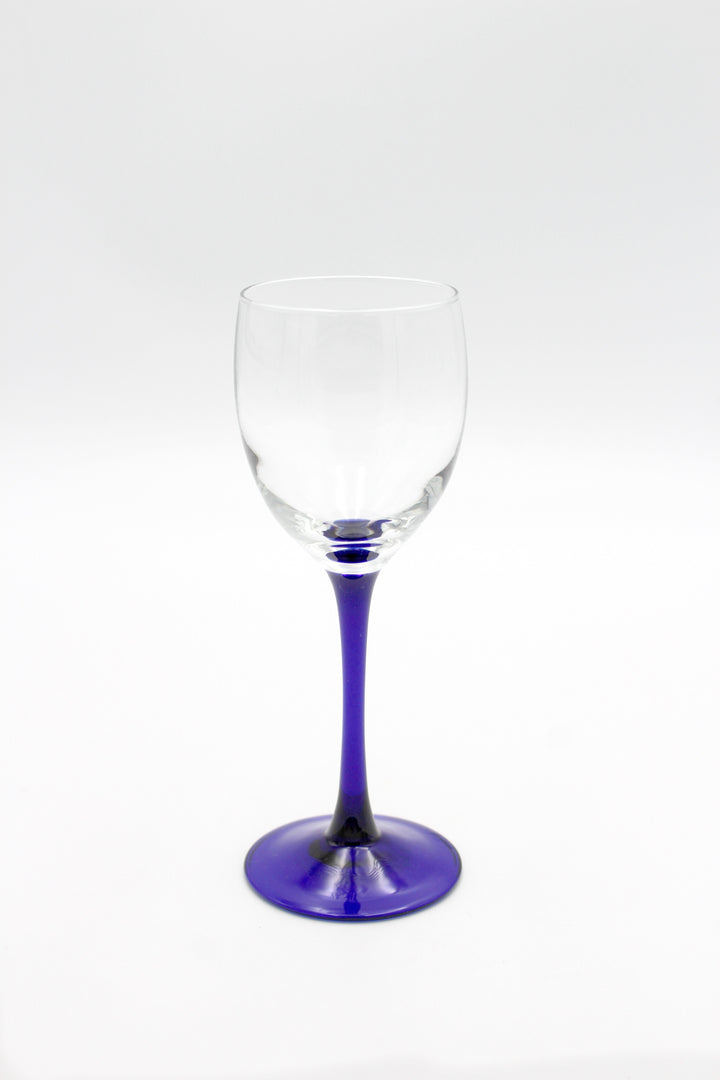 Frankreich - Hedving-Glas, blauer hoher Stiel