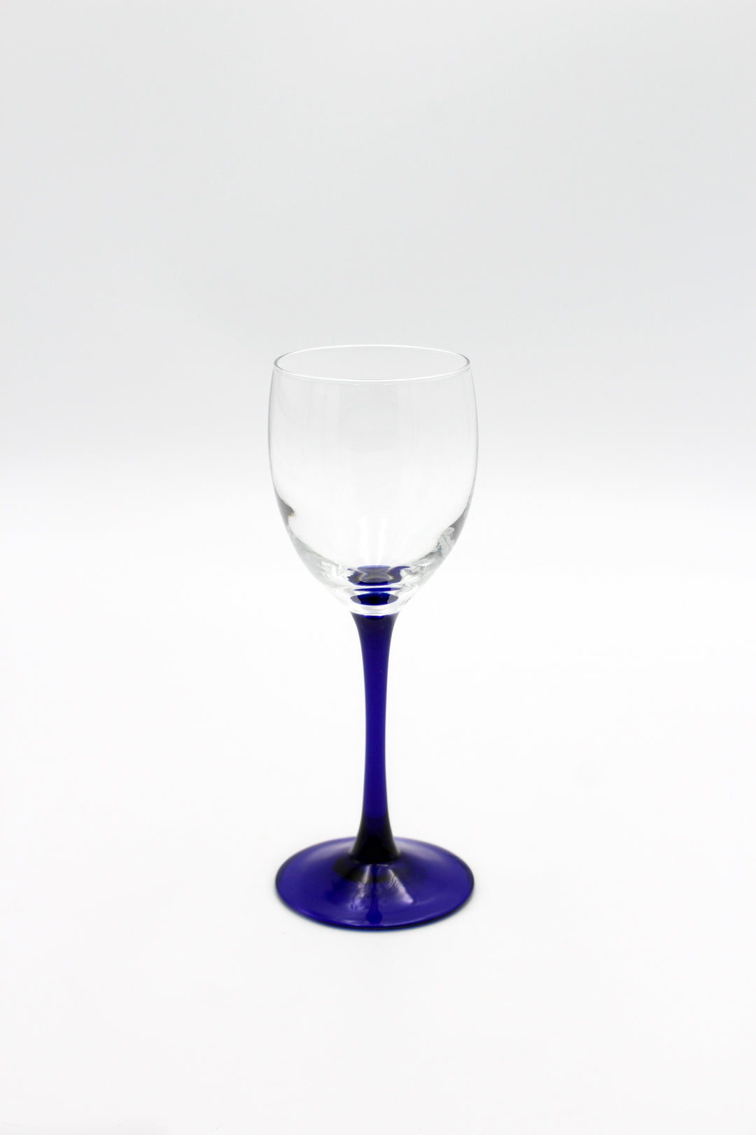 Frankreich - Hedving-Glas, blauer hoher Stiel