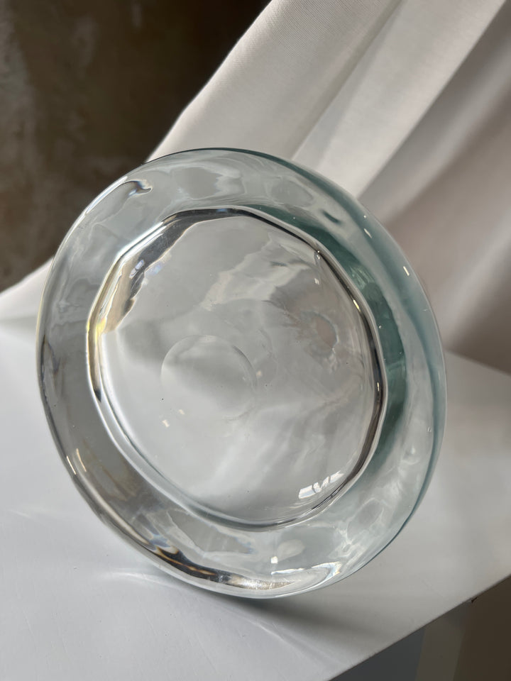 Karaffel med rille effekt og smuk glas prop