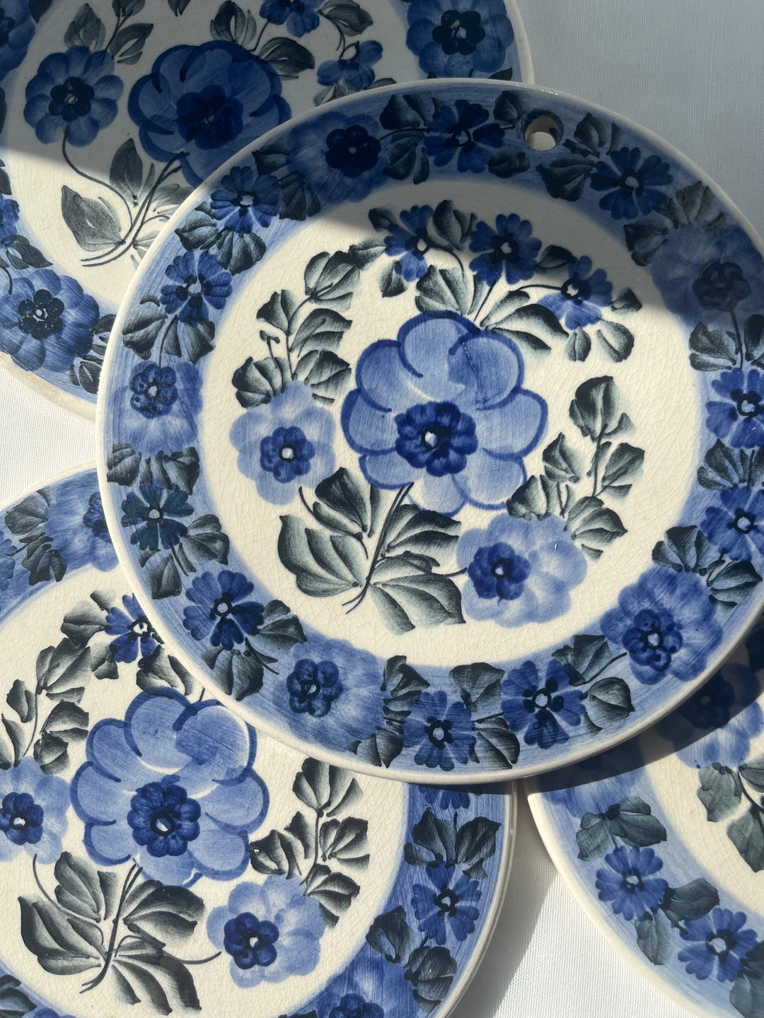 Wloclawek - Fajance platter 4 stk