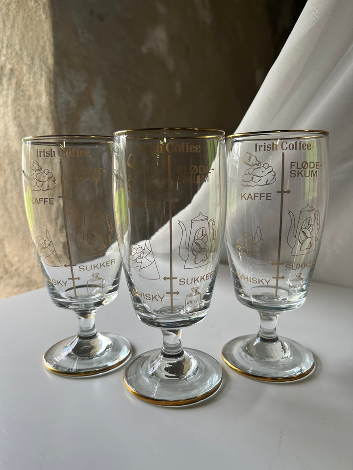 Irish coffee glas ‘with recipe’
