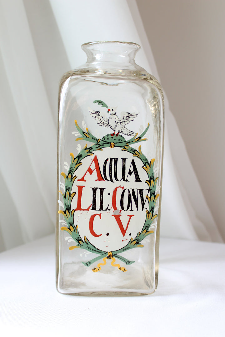 Holmegaard – Apothekerflasche „LIL CONV CV“.