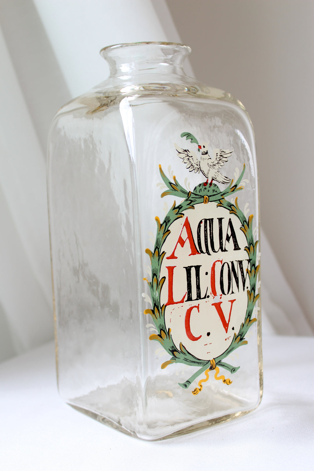 Holmegaard – Apothekerflasche „LIL CONV CV“.