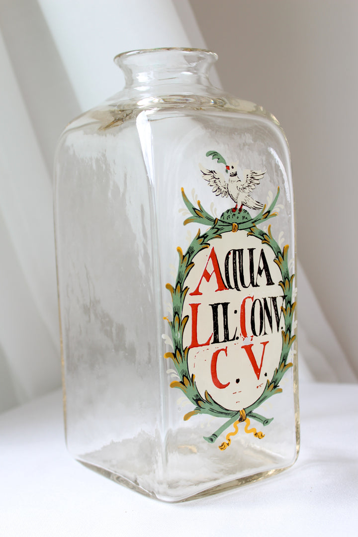 Holmegaard – Apothekerflasche „LIL CONV CV“.