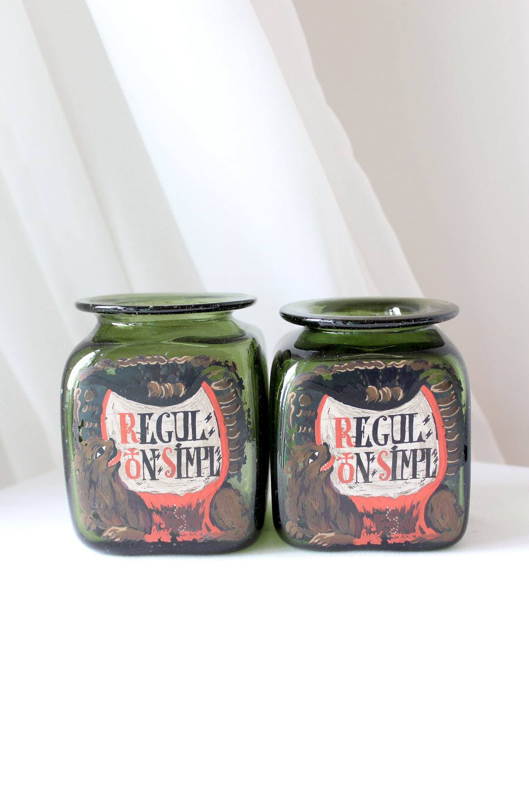 Holmegaard – Apothekerglas „REGUL:ON:SIMPL“.