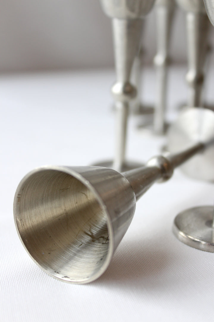 VE LU – Schnapsglas, Zinn