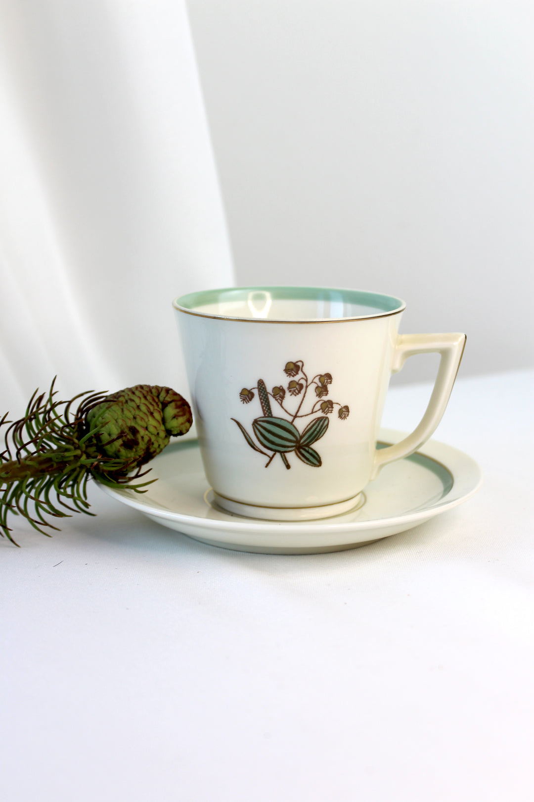 Royal Copenhagen - Kaffeeset „Heartgrass“.
