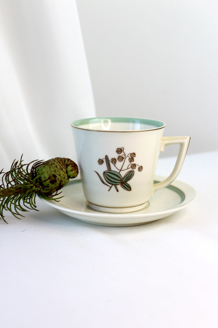 Royal Copenhagen - Kaffeeset „Heartgrass“.