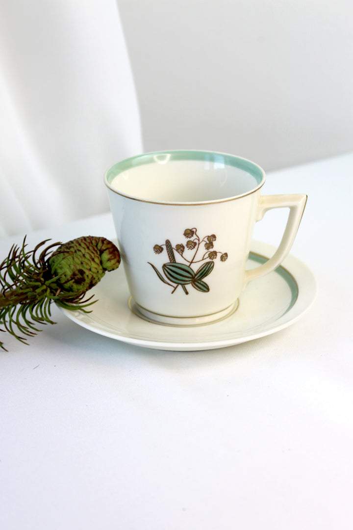Royal Copenhagen - Kaffeeset „Heartgrass“.