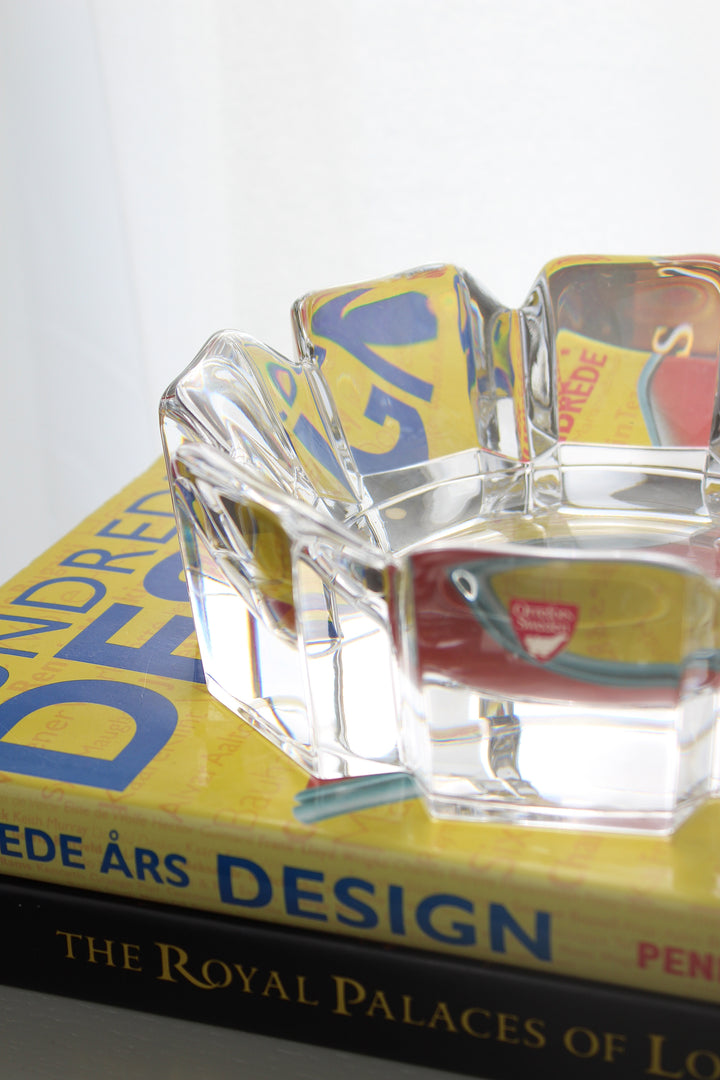 Orrefors - Corona-Schale, 19 cm.