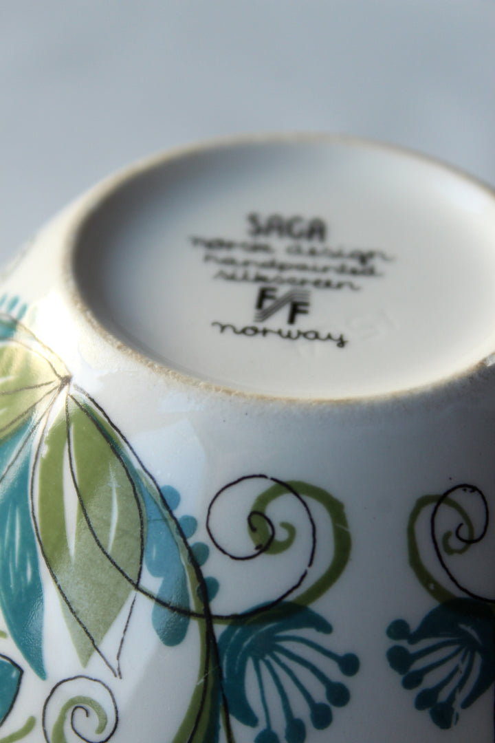 Saga Schale, handbemalt, Norwegen