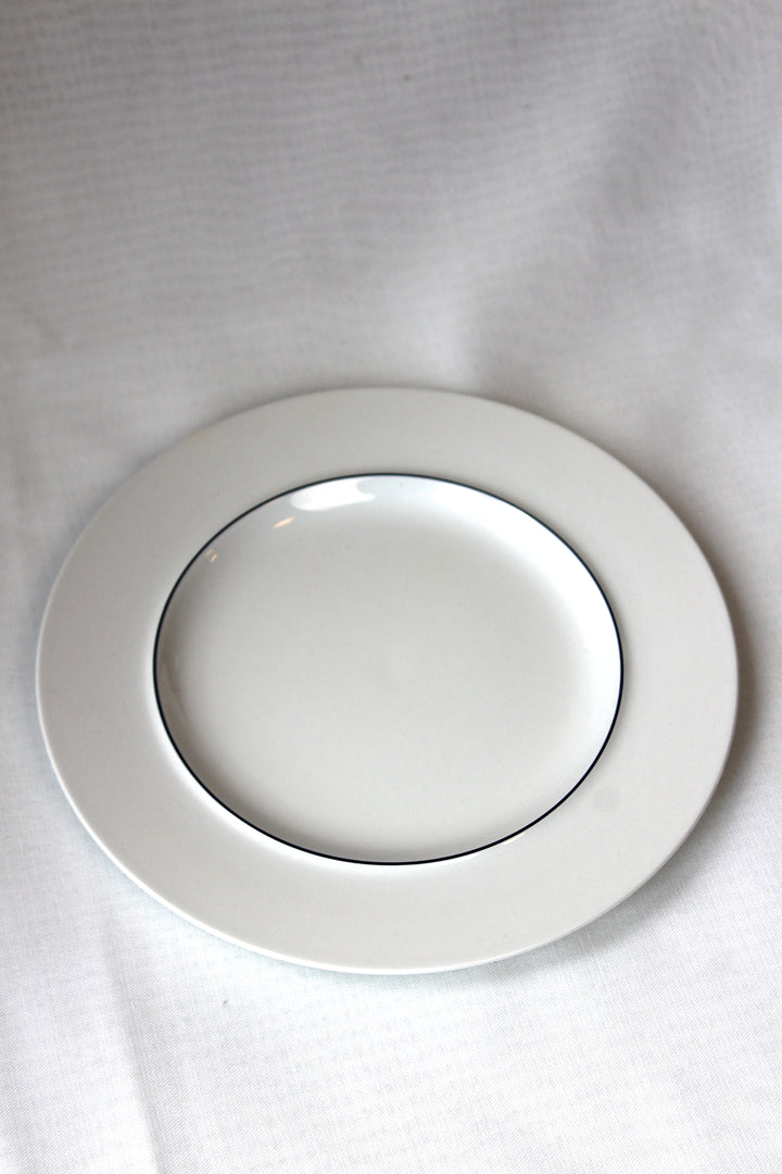 Royal Copenhagen - Kuchenteller, blauer Rand