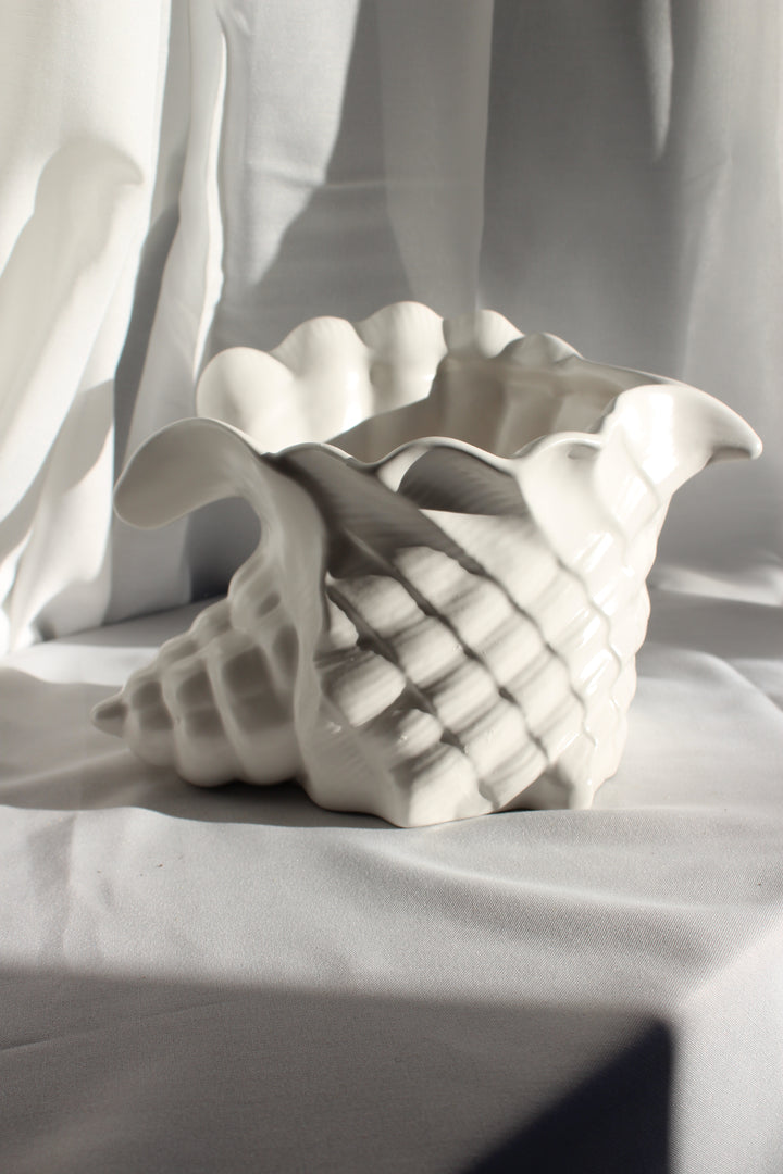 Vintage - Conch-Blumentopfverstecke