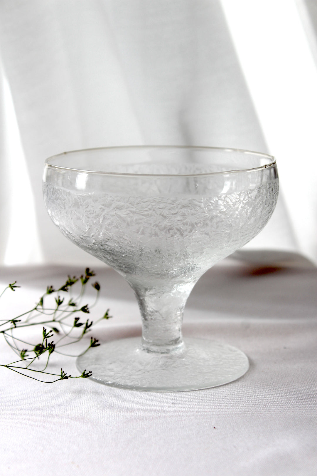 Holmegaard - „Eisblume“, Champagnerschale 