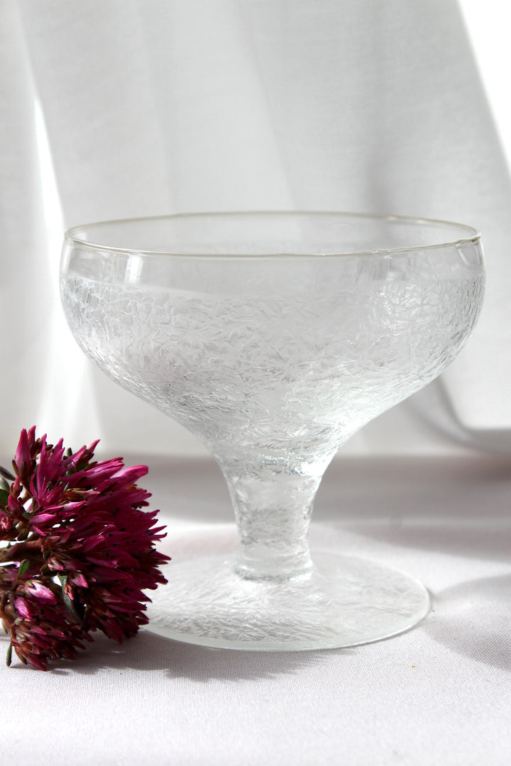 Holmegaard - „Eisblume“, Champagnerschale 